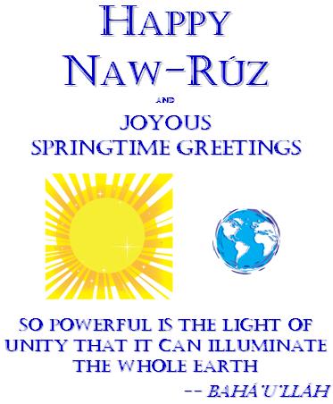 Mya's 2011 Naw-Ruz Greeting